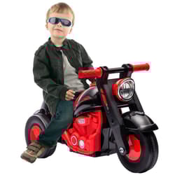 AIYAPLAY Ride On Car Foot To Floor Kids Car w/ Music, Bubble - Black