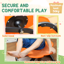 AIYAPLAY Sensory Spinning Chair for Kids, for Balance, Coordination, Orange - Additional view 4