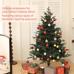 HOMCOM 5ft Artificial Spurce Christmas Tree with 1121 Branches