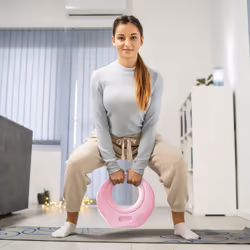 SPORTNOW 12kg Kettlebell for Weight Lifting, Strength Training, Pink