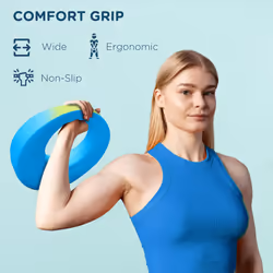 SPORTNOW 10kg Kettlebell for Weight Lifting, Strength Training, Blue