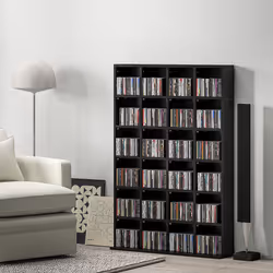HOMCOM DVD CD Media Storage Rack, Video Display Unit, 89 x 130.5 cm