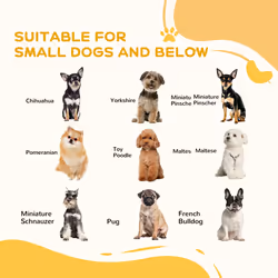 PawHut Foldable Wooden Pet Gate w/ 3 Panels 2 Support Feet for Small Dogs - Additional view 5