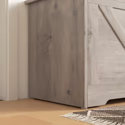 HOMCOM Storage Trunk for Living Room, with Safety Hinges, Grey - Additional view 8