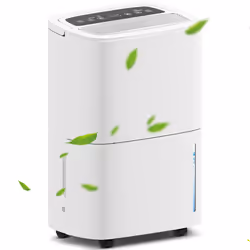 HOMCOM 20L/Day Dehumidifier with Continuous Drainage, 5L Water Tank, Timer