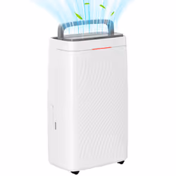 HOMCOM 16L Dehumidifier with Filter, 5.5L Water Tank, Auto Defrost, Timer