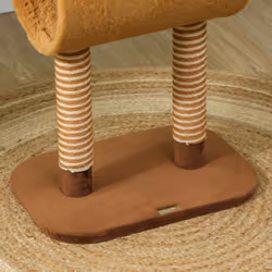 PawHut Cat Tree, 98cm Deer-Designed Cat Tower for Indoor Cats - Additional view 9