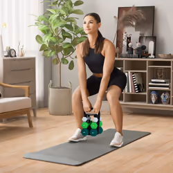 SPORTNOW Dumbbells Set with Storage Rack, 2 x 1kg, 2 x 3kg, 2 x 5kg, Grey - Additional view 7