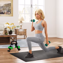 SPORTNOW Dumbbells Set with Carry Storage Rack, 2 x 1kg, 2 x 2kg, 2 x 3kg