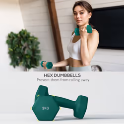 SPORTNOW Dumbbells Set with Carry Storage Rack, 2 x 1kg, 2 x 2kg, 2 x 3kg - Additional view 6