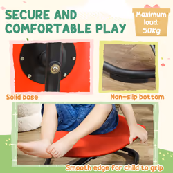 AIYAPLAY Sensory Spinning Chair for Kids, for Balance, Coordination, Red - Additional view 4