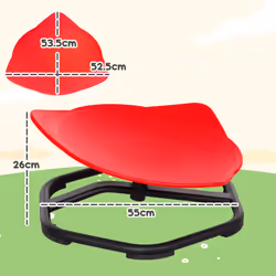 AIYAPLAY Sensory Spinning Chair for Kids, for Balance, Coordination, Red - Additional view 5