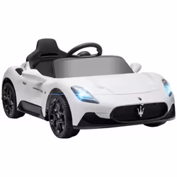 AIYAPLAY Maserati MC20 Licensed 12V Kids Ride on Car w/ Remote, White