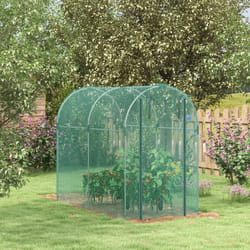 Outsunny Fruit Cage, Plant Protection Tent, 1.2 x 2.4 x 1.9m, Green