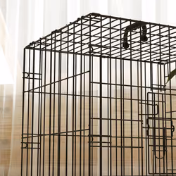 PawHut Dog Crate with Two Doors, Tray, Soft Cushion, for Extra Small Dogs - Additional view 8