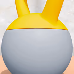 SPORTNOW 6KG Kettlebell with Soft Body and Non-Slip Handle, Yellow and Grey - Additional view 7