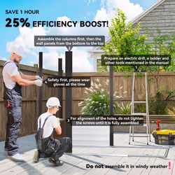 Outsunny 6.2 x 4.3ft Garden Metal Shed with Vent for Garden, Patio, Oak