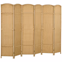 HOMCOM 6 Panel Folding Room Divider, Privacy Screen, 240 x 170cm - Additional view 7
