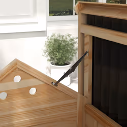 PawHut Wooden Duck House, Poultry Coop with Double Doors, Openable Roof - Additional view 6