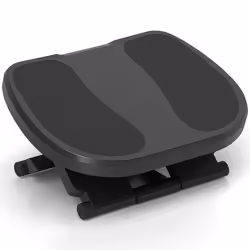 HOMCOM Adjustable Under-Desk Footrest Height Angle Tilt Anti-Slip, Grey - Additional view 7