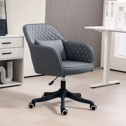 Vinsetto Office Chair with Rechargeable Vibration Massage, Grey