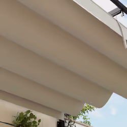 Outsunny 2 x 3(m) Wall Mounted Pergola with Retractable Roof, Khaki - Additional view 8