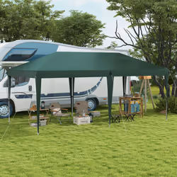 Outsunny 6 x 3(m) Pop Up Gazebo Patio Party Event Heavy Duty Canopy Green