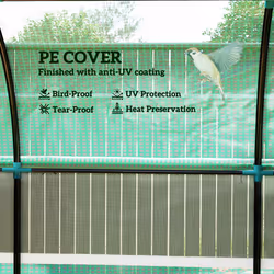 Outsunny 3 x 2 x 2m Polytunnel Greenhouse with Doors and Mesh Windows