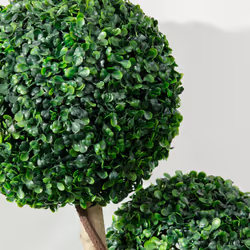 HOMCOM Artificial Plant Boxwood Ball Topiary Tree Indoor Outdoor, 90cm - Additional view 6