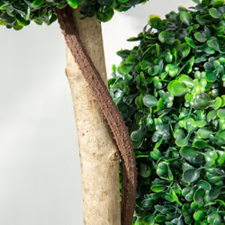 HOMCOM Artificial Plant Boxwood Ball Topiary Tree Indoor Outdoor, 90cm - Additional view 7