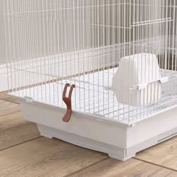 PawHut Bird Cage for Budgies, Finches, Canaries w/ Toys, Tray, White - Additional view 7
