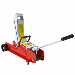 HOMCOM Hydraulic Low Profile Jack, 8-38cm 2.5 Ton Racing Car Jack Kit, Red - Additional view 8