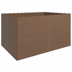 Outsunny 3 x 4(m) Universal Gazebo Replacement Sidewall Set, 4 Panels, Brown - Additional view 6