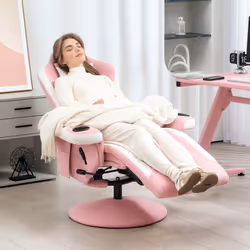 HOMCOM Manual Recliner Armchair PU Sofa Chair with Footrest and Reclining - Additional view 5