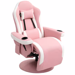 HOMCOM Manual Recliner Armchair PU Sofa Chair with Footrest and Reclining - Additional view 7
