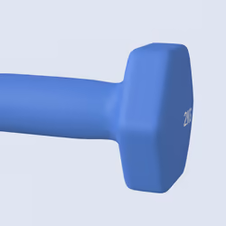 SPORTNOW Set of 2 Hexagonal Dumbbells Weights Pair, 2 x 2kg, Blue - Additional view 7