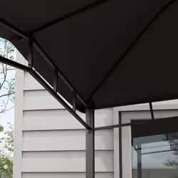 Outsunny 3x3(m) Outdoor Patio Gazebo Pavilion Canopy Tent Steel Frame Grey - Additional view 7