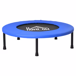 HOMCOM 81cm Fitness Trampoline Exercise, Max Load 100 KG, Blue Black - Additional view 8