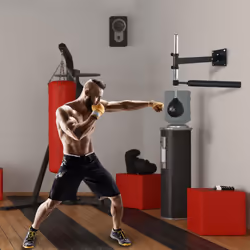 HOMCOM Adjustable Speed Bag Wall Mount, Boxing Equipment