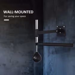 HOMCOM Adjustable Speed Bag Wall Mount, Boxing Equipment