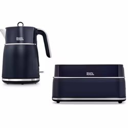 Morphy Richards Signature Midnight Blue  Jug Kettle & 4 Slice Toaster