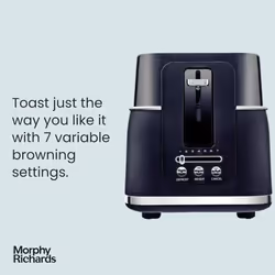Morphy Richards Signature Midnight Blue  Jug Kettle & 4 Slice Toaster