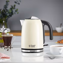 Russell Hobbs Colours Plus Cream Kettle 2 Slice Toaster & Microwave