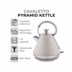 Tower Cavaletto Latte Pyramid Kettle Toaster Microwave & Canisters