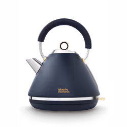 Morphy Richards Accents Navy & Gold Pyramid Kettle & 4 Slice Toaster