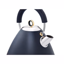 Morphy Richards Accents Navy & Gold Pyramid Kettle & 4 Slice Toaster
