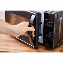 Swan Black Elegance Kettle, 4 Slice Toaster & 700W 20L Microwave Set