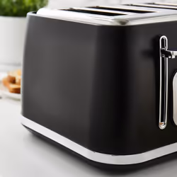 Swan Serenity Black Kettle, 4 Slice Toaster & 700W Microwave Set