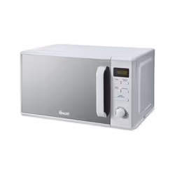 Swan Windsor White Kettle 2 Slice Toaster & 800W Digital Microwave Set