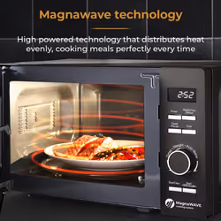 Tower Sera Black Kettle 4 Slice Toaster Microwave & Canisters Set
